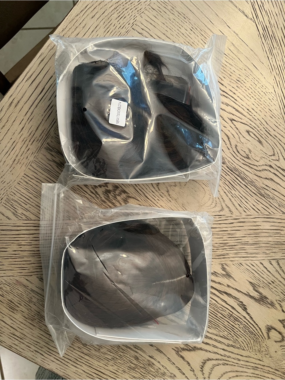 New 2 packs 12” dark golden brown clip in Wavy Hair Topper Candela Hair studio